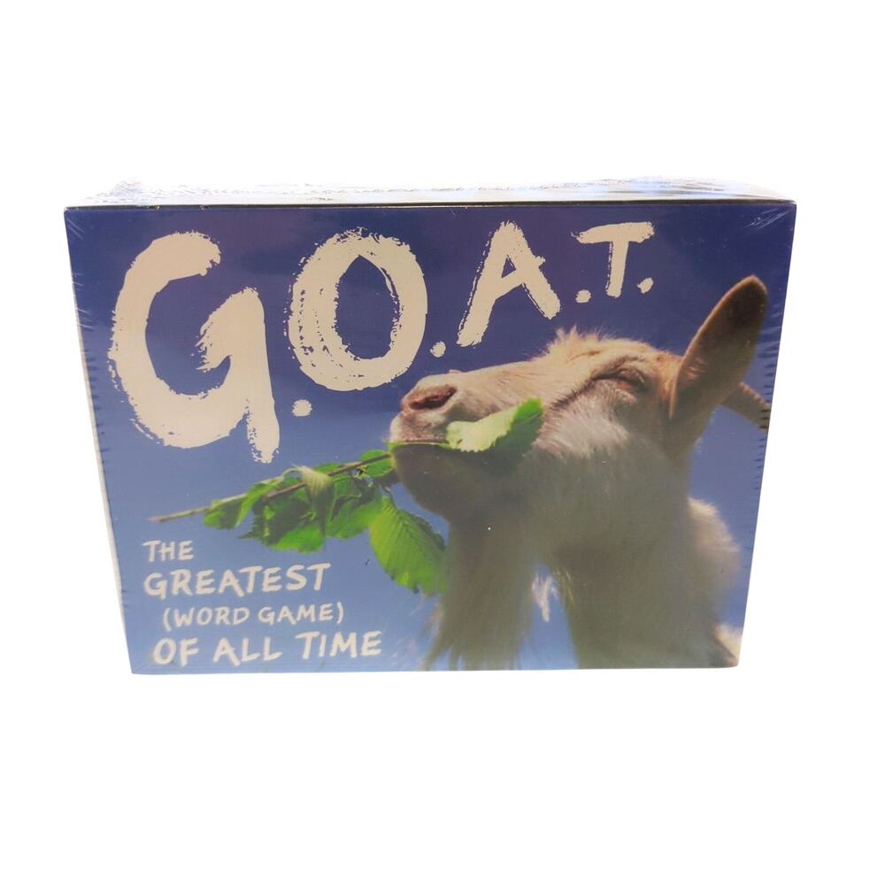 G.O.A.T. The Greatest Word Game of All Time - Prefix/Suffix Game - NEW SEALED